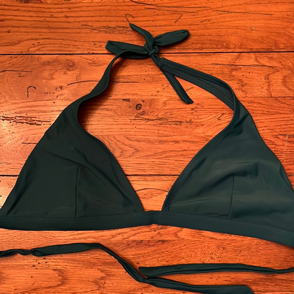 Old navy green bikini top